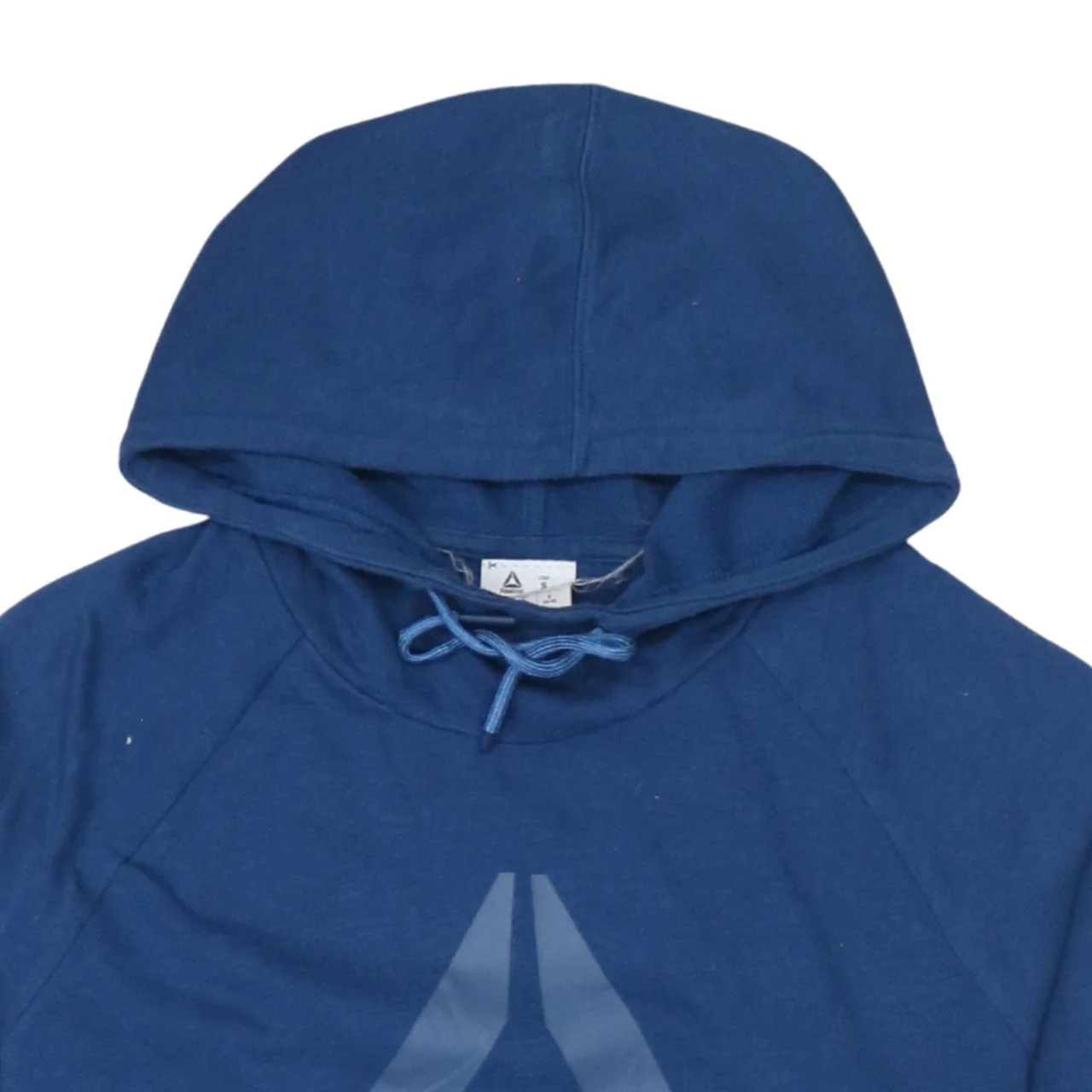 Reebok Women's Blue Pullover Hoodie Small Speedwick Cotton Blend - Image 7