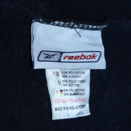 Reebok Womens Navy Blue Crew Neck Pullover Sweatshirt Size 14 - Image 5