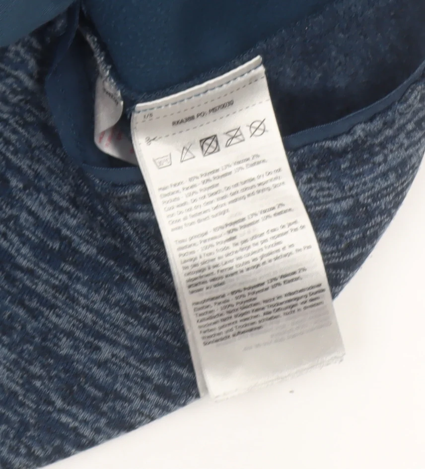 Regatta Boys Blue Full Zip Hoodie 9-10 Years Softshell Fleece Jacket - Image 4