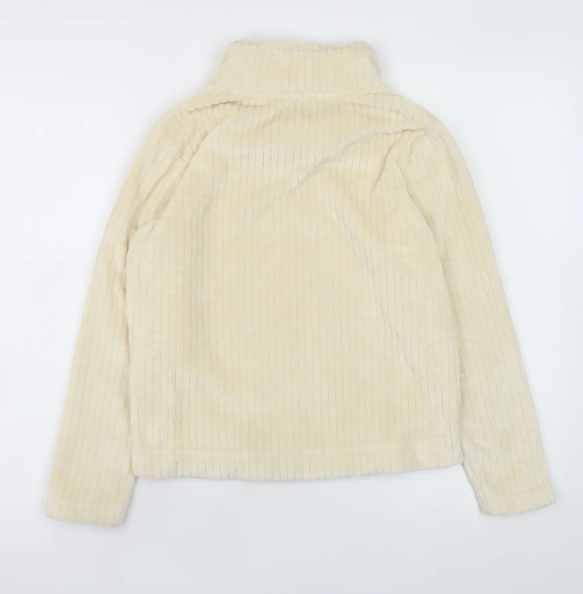 Regatta Girls Beige Fleece Roll Neck Pullover Sweatshirt 11-12 Years - Image 3