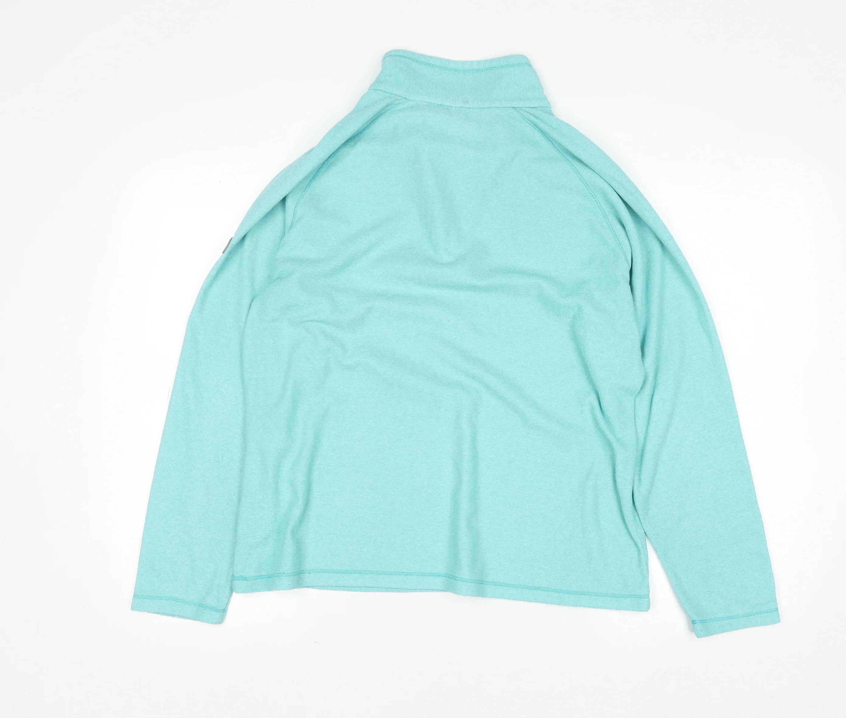 Regatta Great Outdoors Women’s Blue 1/2 Zip Sweatshirt UK 14 Polyester - Image 3