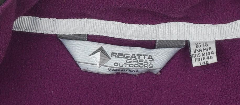 Regatta Great Outdoors Women's Black Softshell Full Zip Jacket Size 10 - Image 5