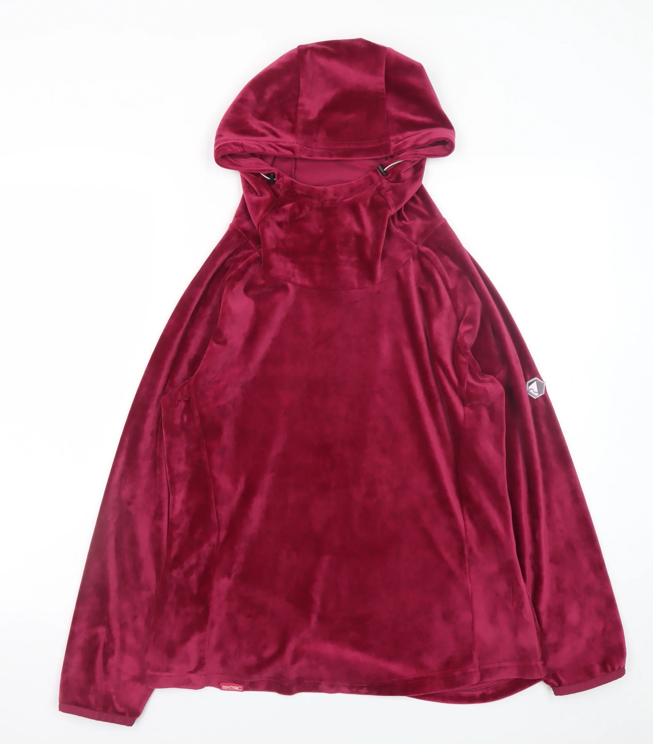 Regatta Great Outdoors Women's Burgundy Velour Hoodie UK 14