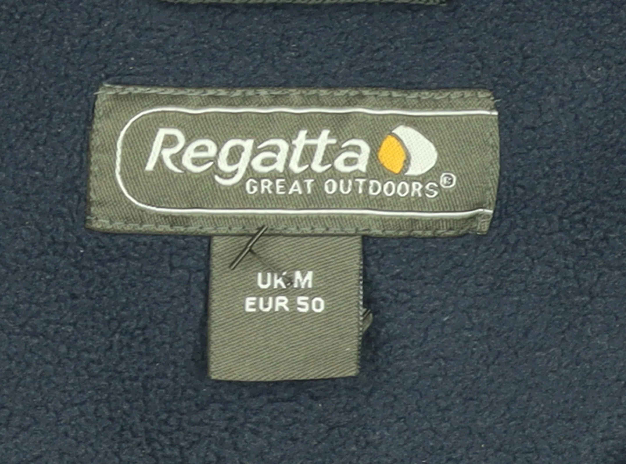 Regatta Men Blue Fleece Half Zip Pullover Sweatshirt M - Image 4