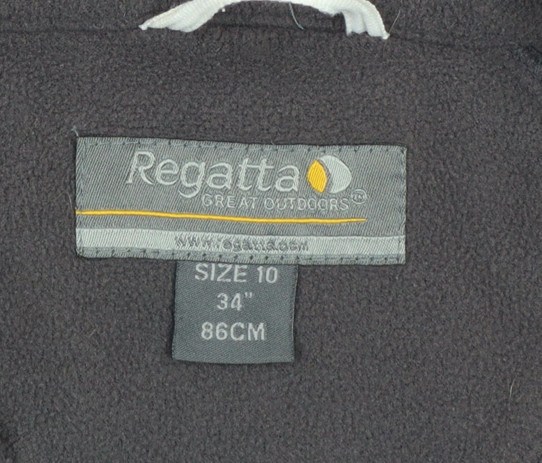 Regatta Men’s Black Fleece Full Zip Jacket 34in Regular Fit - Image 4