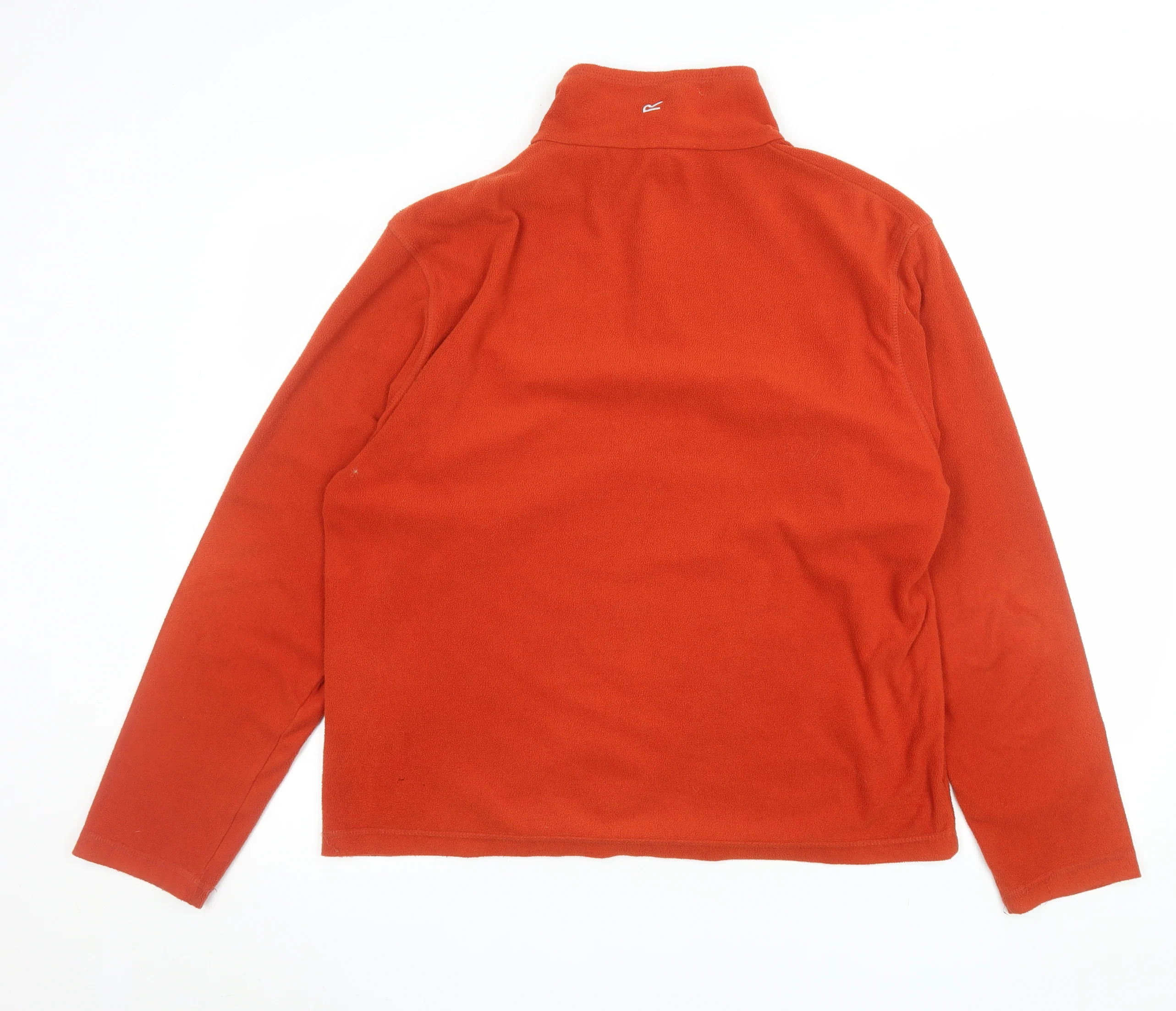 Regatta Men’s Orange Fleece 1/4 Zip Pullover Sweatshirt UK M - Image 3