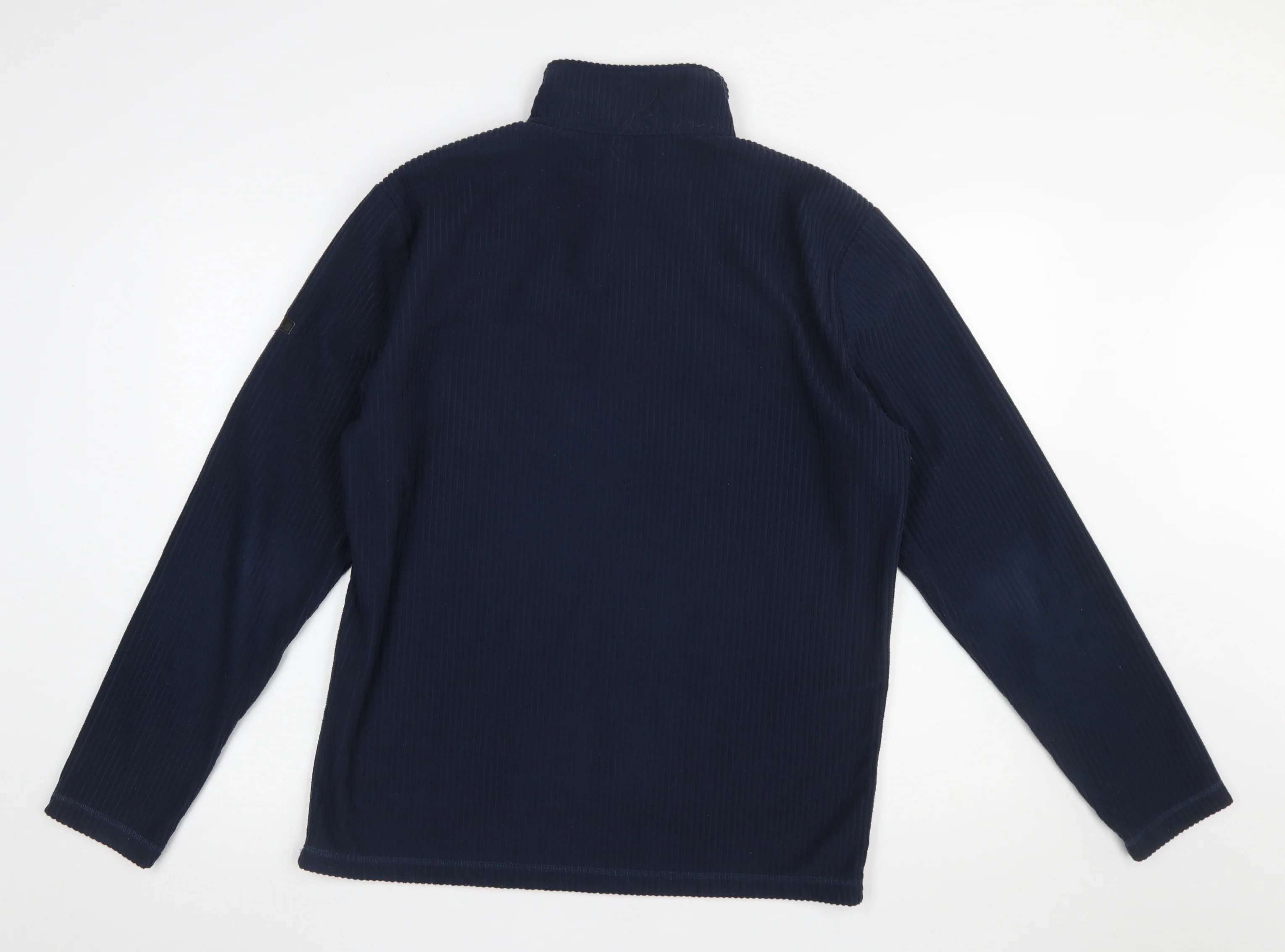 Regatta Men's Blue Fleece 1/2 Zip Sweatshirt Size L Outdoor Hiking Top - Image 3