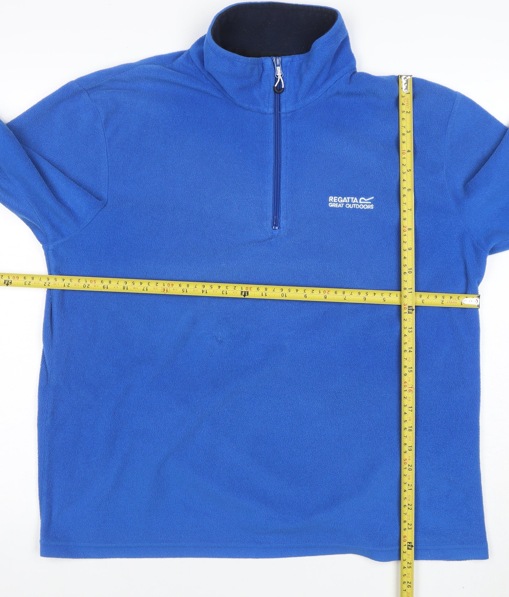 Regatta Men's Blue Fleece Half Zip Pullover Sweatshirt L - Image 2