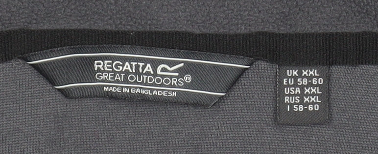 Regatta Men's Grey 2XL Fleece 1/4 Zip Pullover Sweatshirt - Image 4