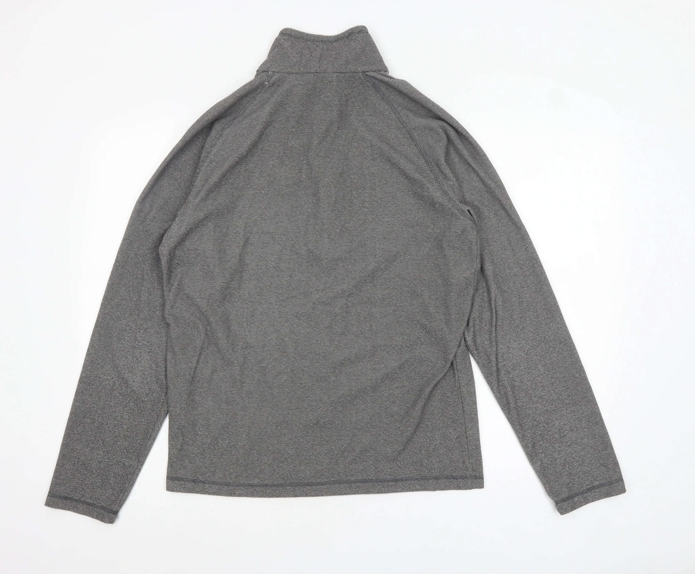 Regatta Mens Grey Half Zip Fleece Sweatshirt M Outdoor Pullover - Image 3