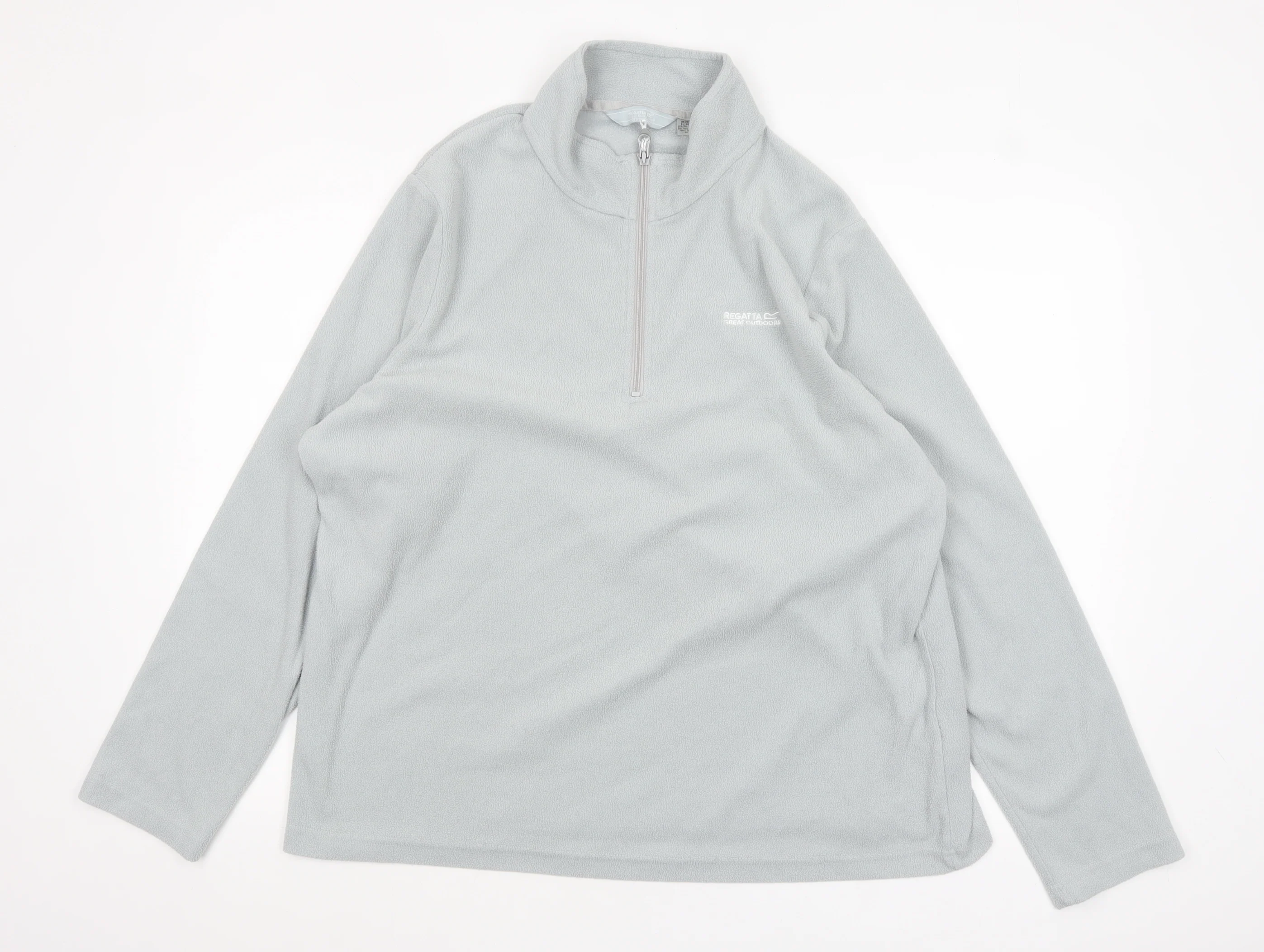 Regatta Women Grey 1/4 Zip Fleece Sweatshirt Size 20