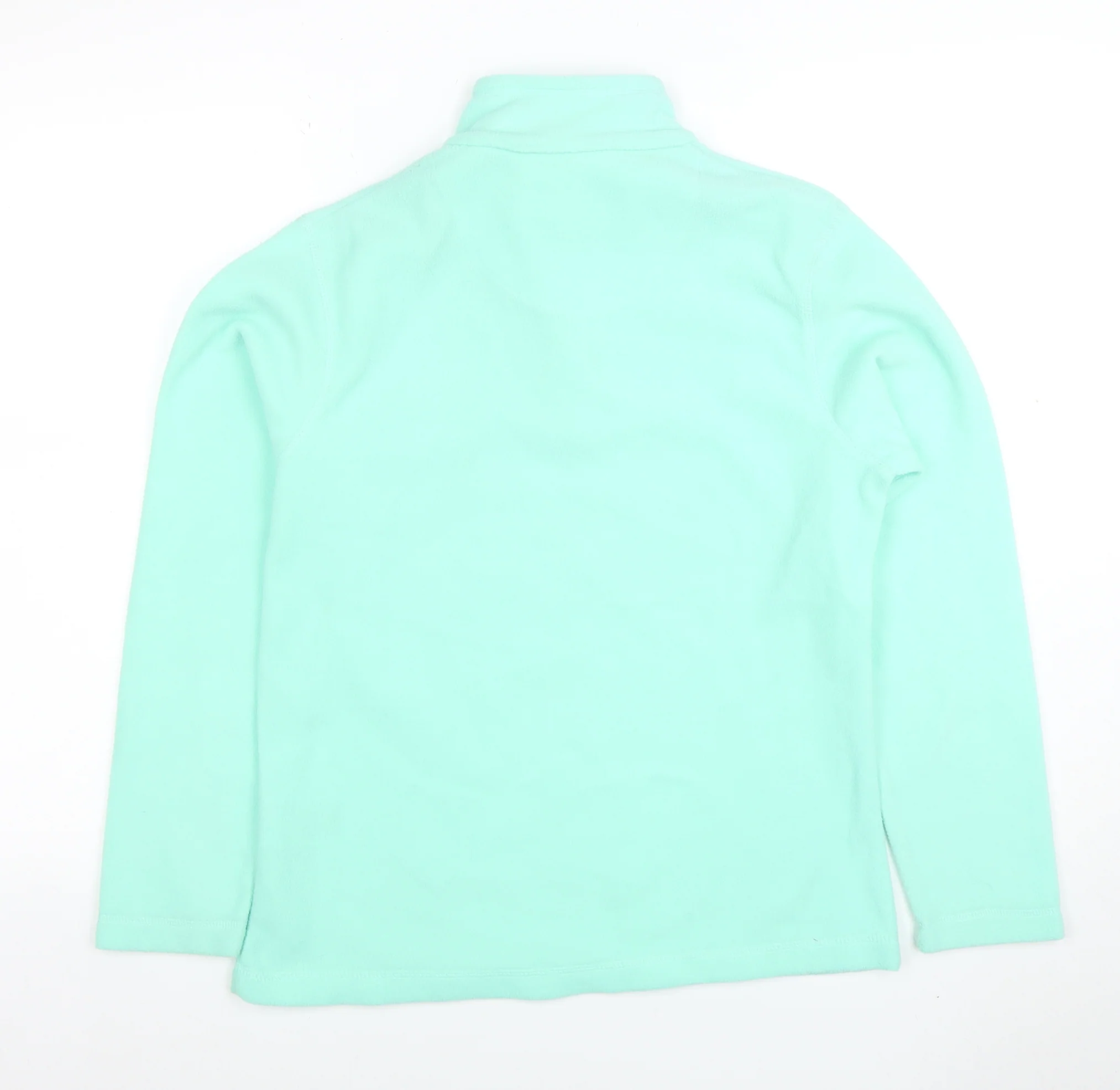 Regatta Women Mint Green 1/4 Zip Fleece Sweatshirt Size 10 - Image 3