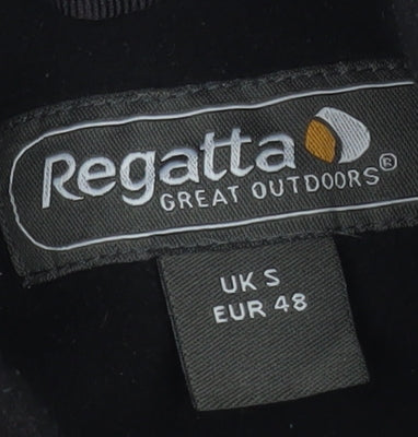 Regatta Women’s Black Fleece Pullover Sweatshirt UK S 1/4 Zip Outdoor - Image 4