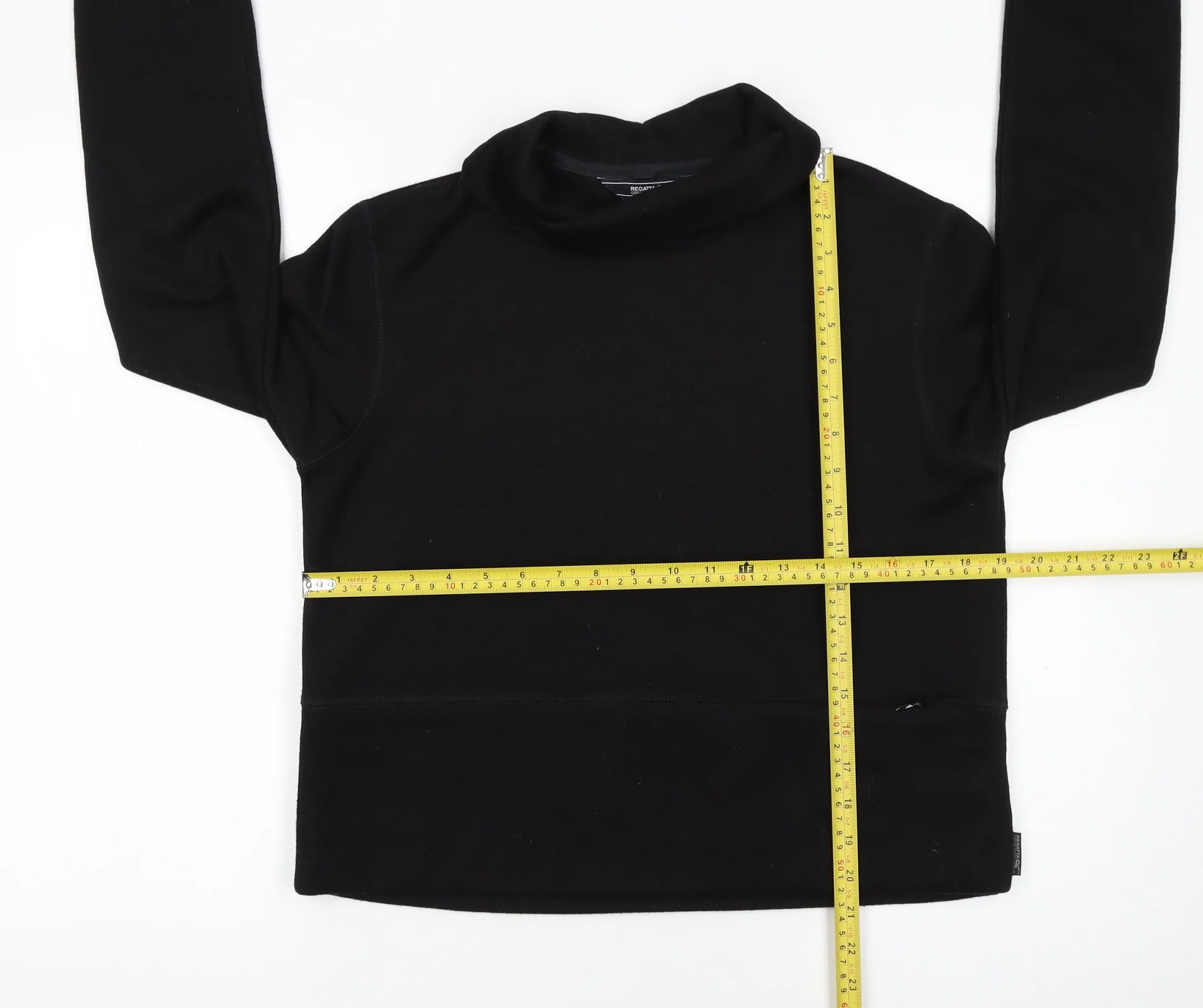 Regatta Women's Black Size 10 Cowl Neck Pullover Sweatshirt - Image 2