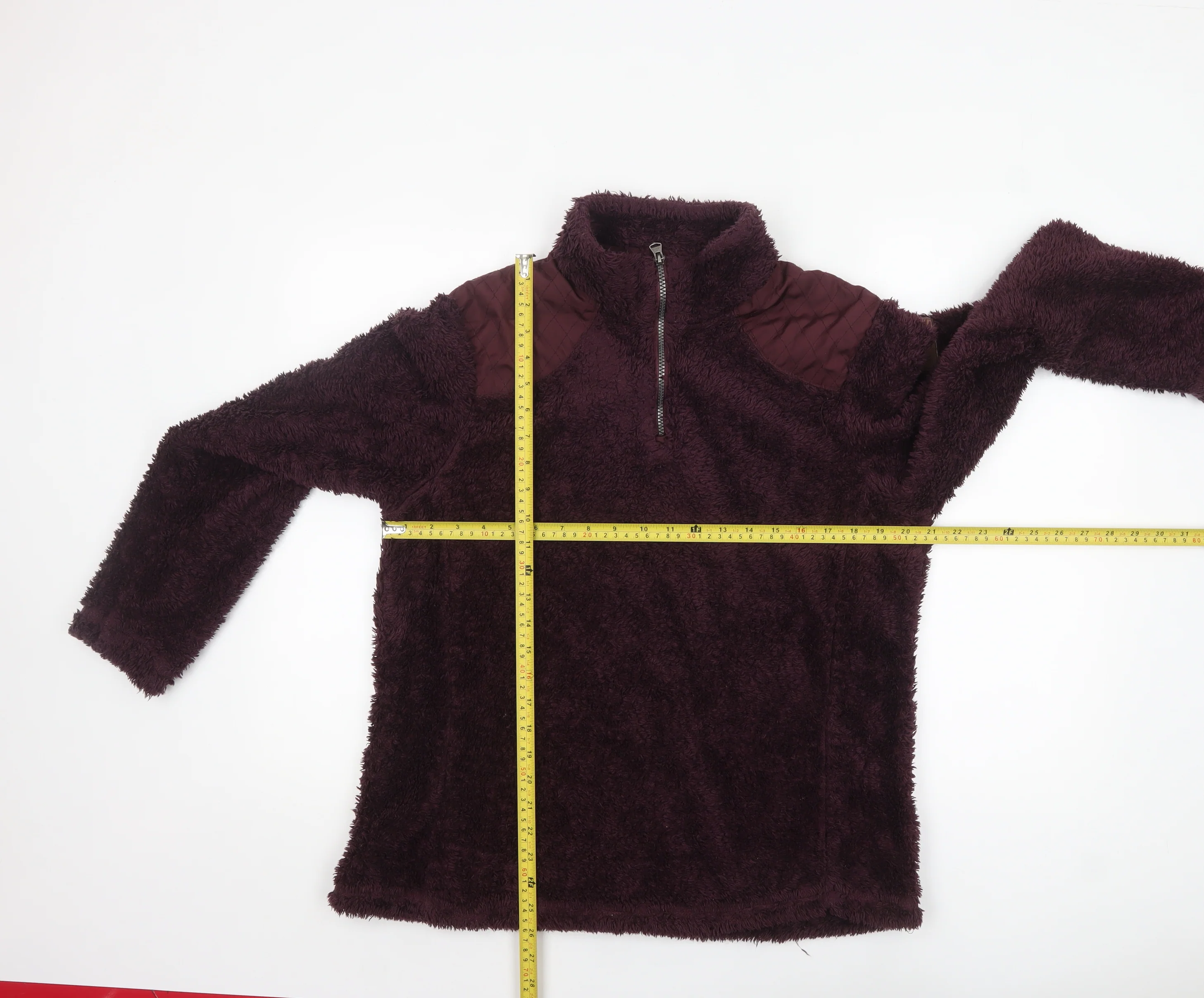 Regatta Womens Plum Fleece 1/4 Zip Pullover UK 16 Warm Winter Sweatshirt - Image 2