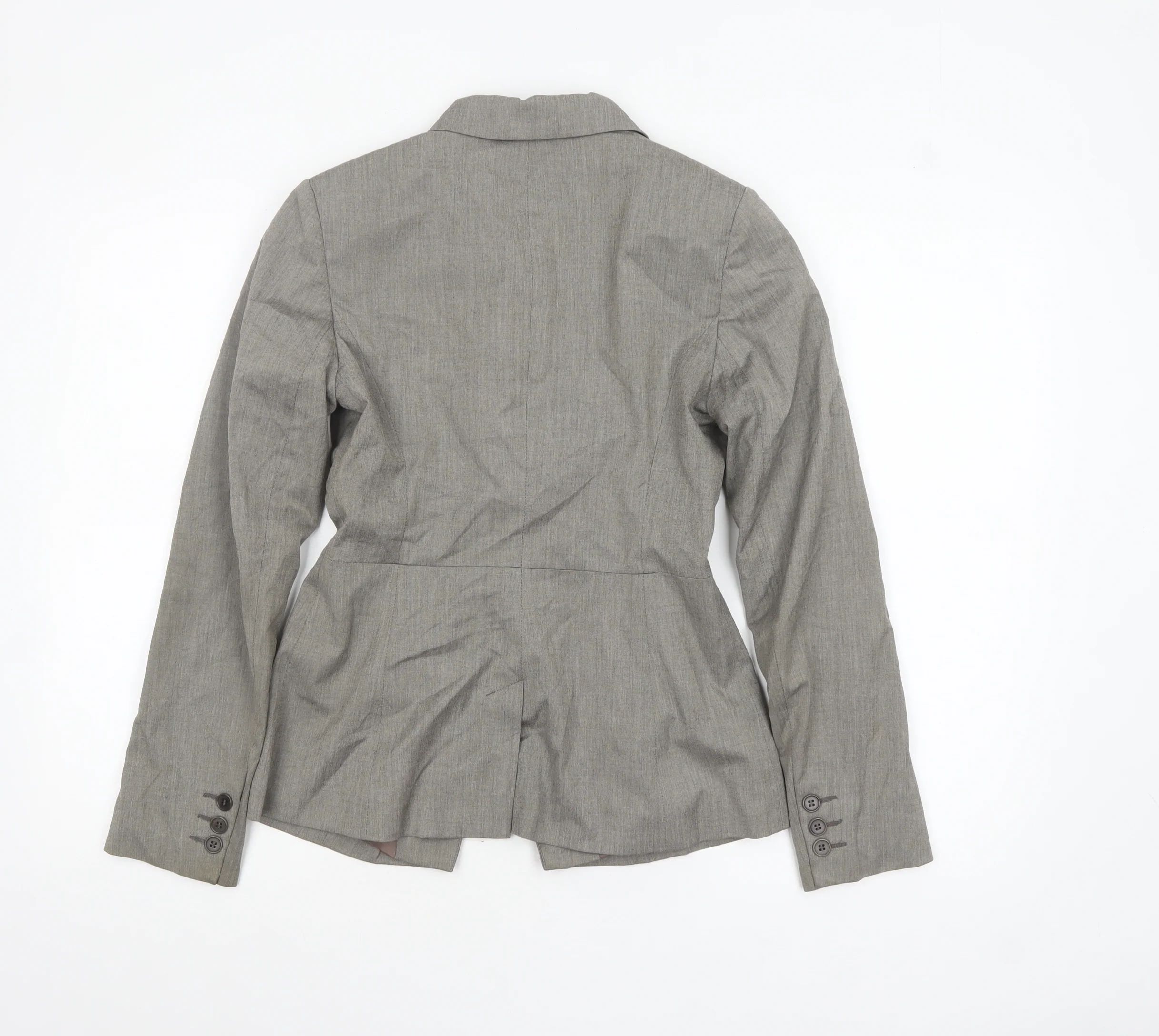 Reiss Essentials Women’s Grey Single-Breasted Suit Jacket UK 6 - Image 3