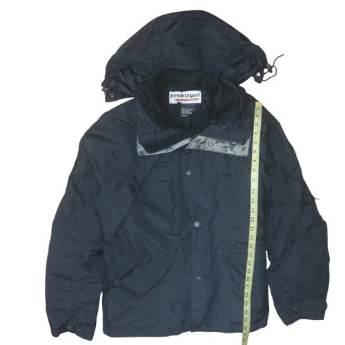 Renaultsport Men’s Black XL Nylon Parka Jacket Hooded Lined - Image 2