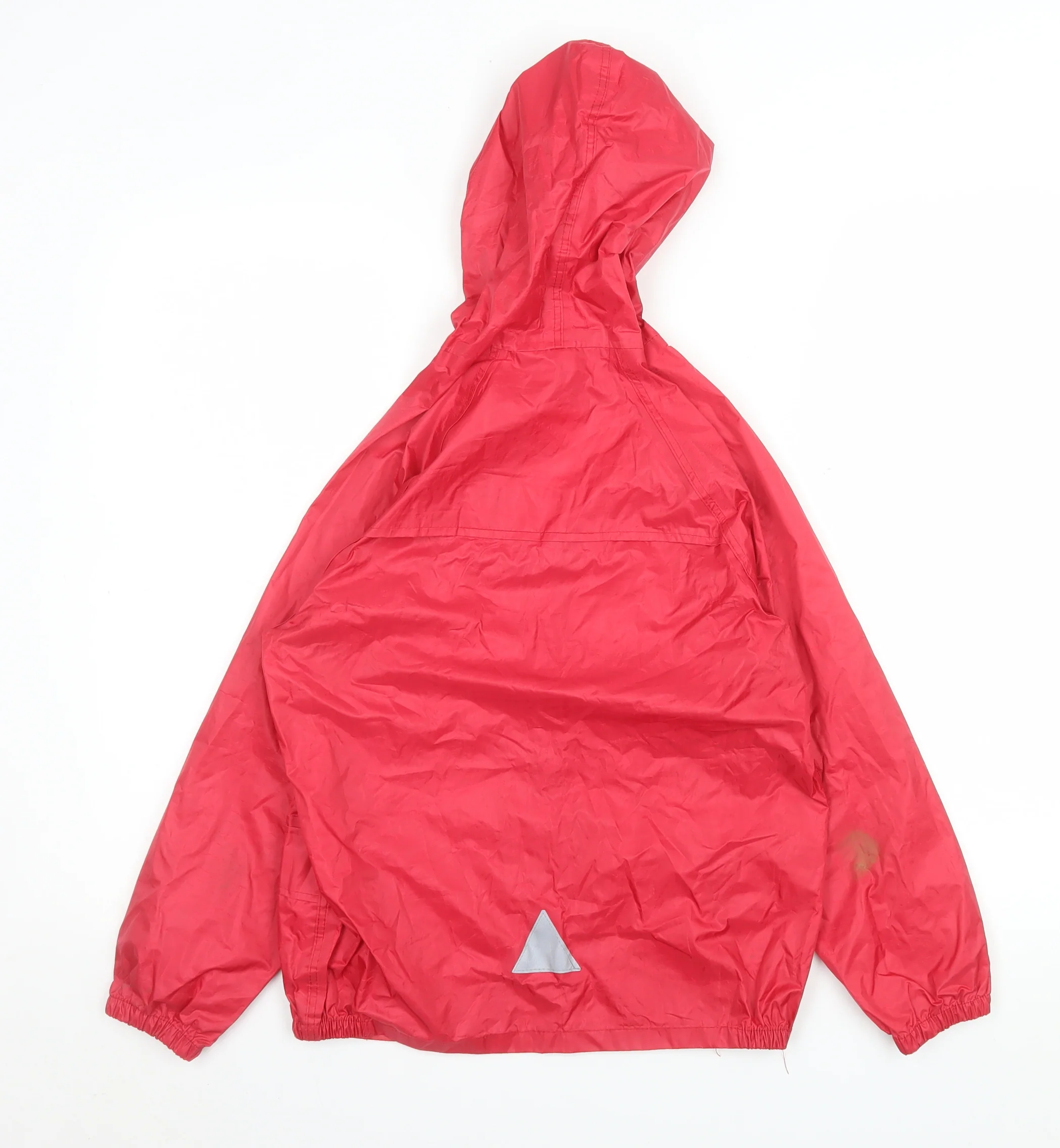Result Girls Red Hooded Windbreaker Jacket 7-8 Years Water Resistant - Image 3