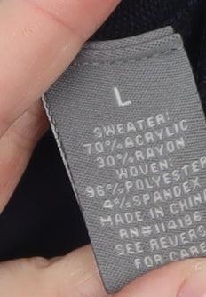 RETRO-ology Women's Black L Pullover Knit Jumper - Image 5