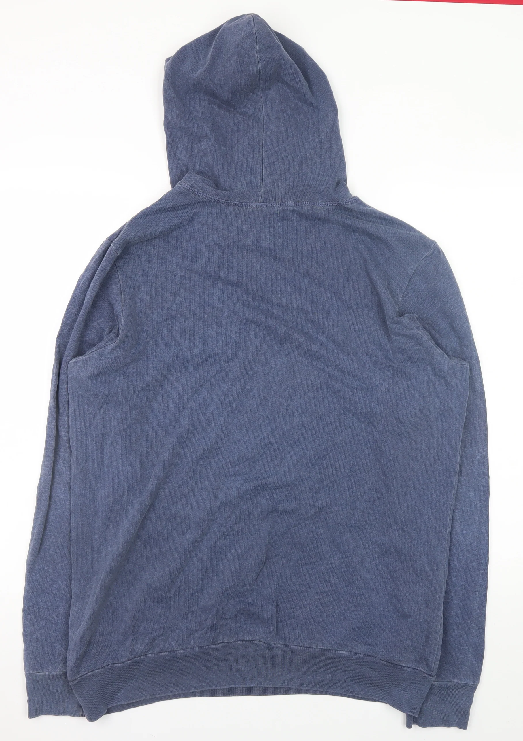 Rich Honey Men's Blue Pullover Hoodie Size M Cotton Casual - Image 3