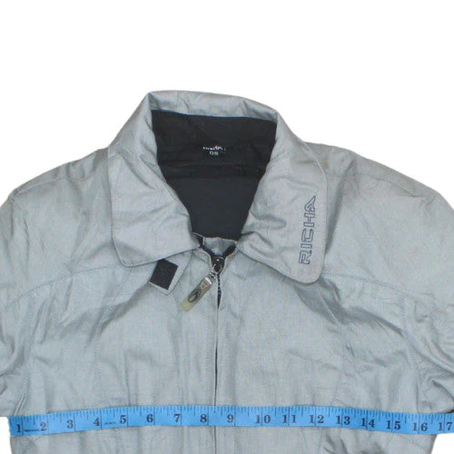 Richa Men's Grey Motorcycle Jacket Size S Waterproof Casual Wear - Image 2