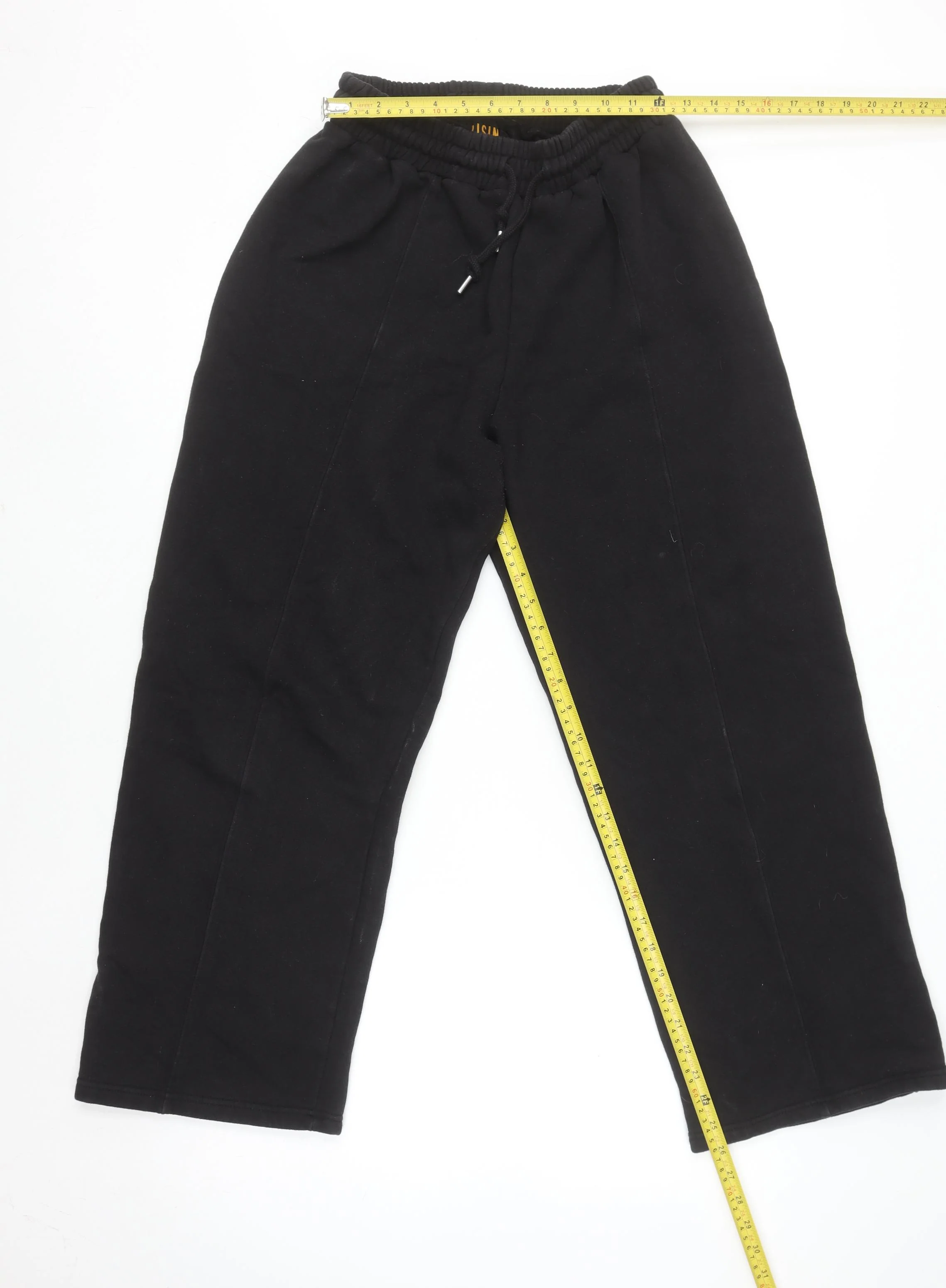Rising Womens Black M/L Jogger Tracksuit Bottoms Cotton Blend - Image 2