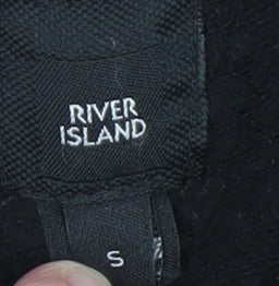 River Island Men's Black Graphic Pullover Sweatshirt Size S - Image 4