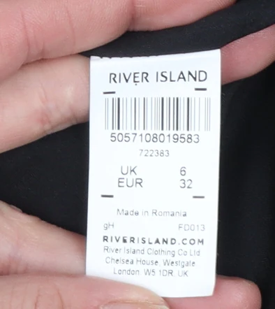 River Island Women Brown Leopard Print Blazer Size 6 - Image 5