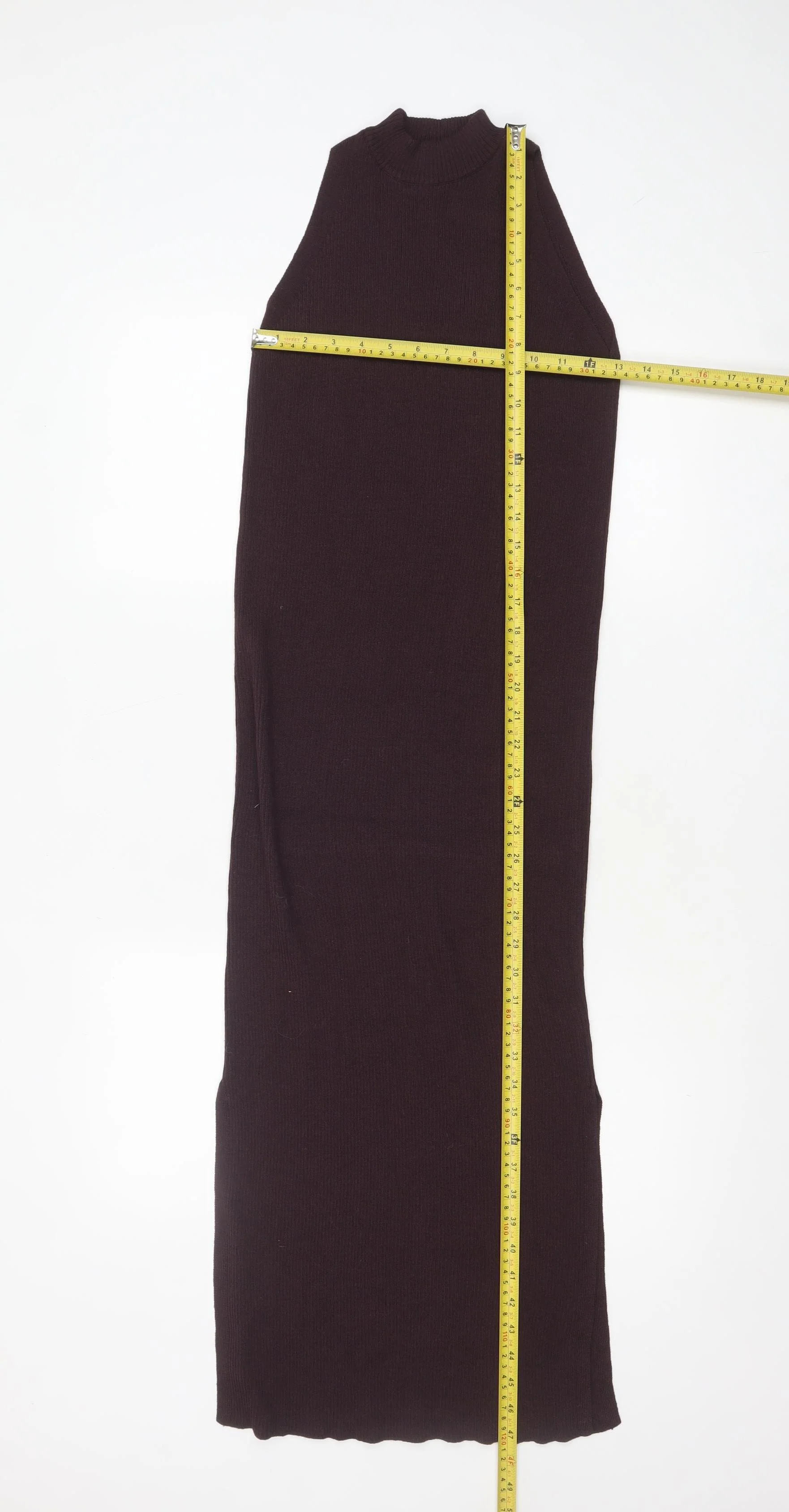 River Island Women’s Brown Sleeveless Bodycon Midi Dress Size 10 - Image 2