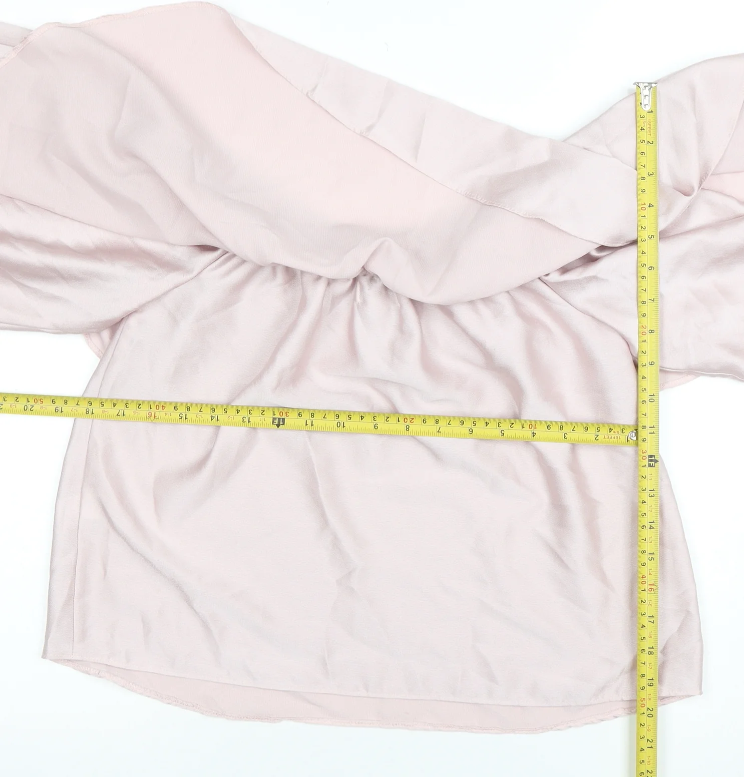River Island Women’s Pink Off the Shoulder Ruffle Blouse Size 8 - Image 2