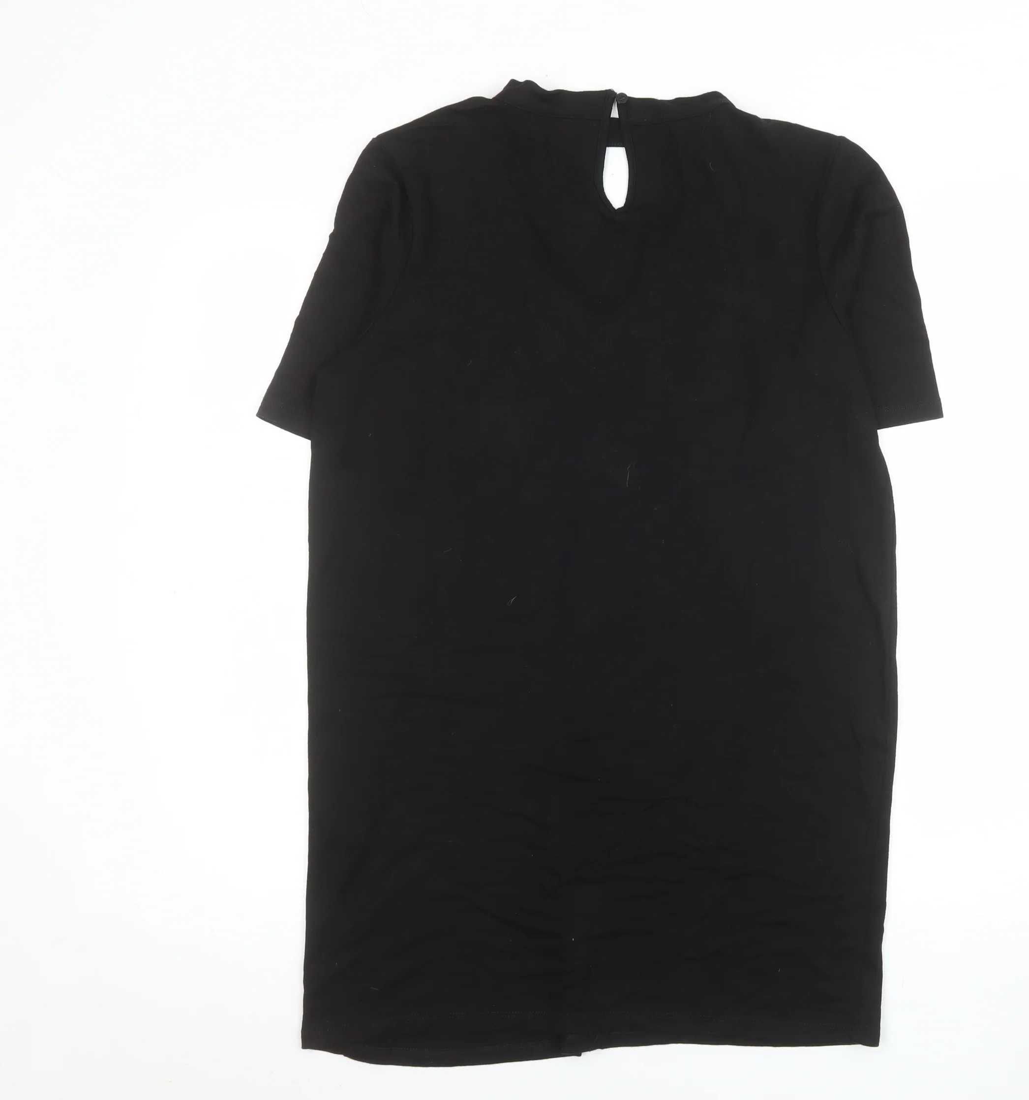 River Island Women's Black Viscose Tunic Blouse Size 12 - Image 3