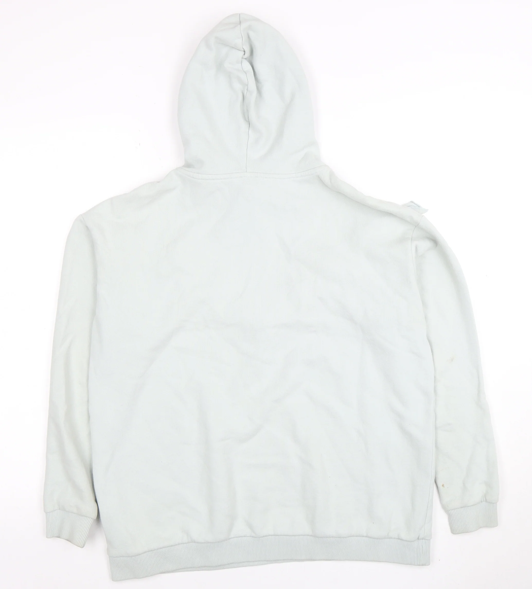 River Island Womens Light Blue Ruffle Pullover Hoodie XS - Image 3