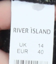 River Island Women's Multicoloured Bouclé Blazer Jacket UK 14 Classic Fit - Image 4