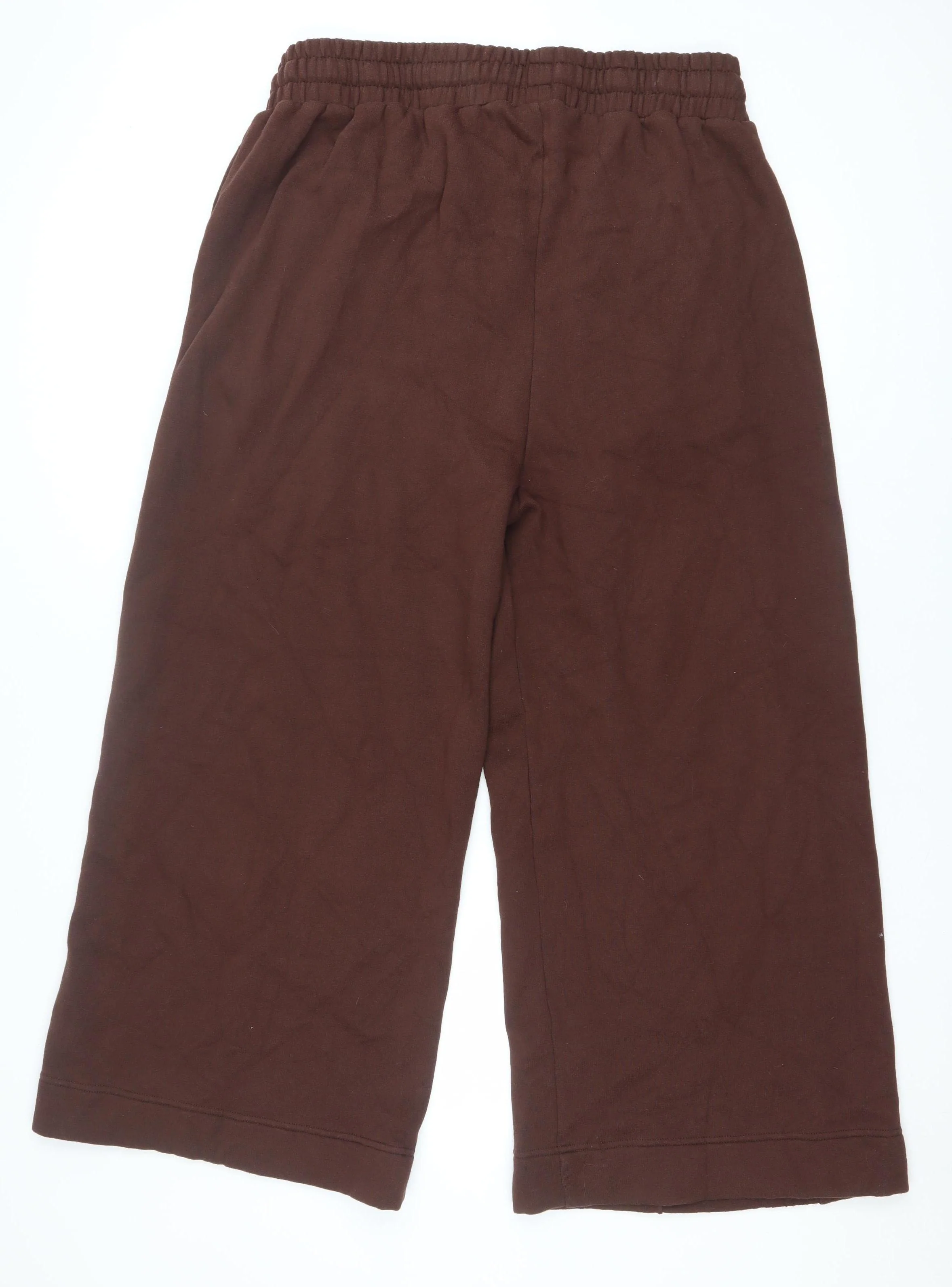 Ro&Zo Petite Women’s Brown Jersey Relaxed Tracksuit Sweatpants L - Image 3