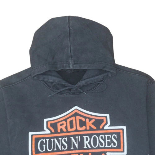 Rock @ Tees Mens Black Guns N’ Roses Pullover Hoodie M - Image 8