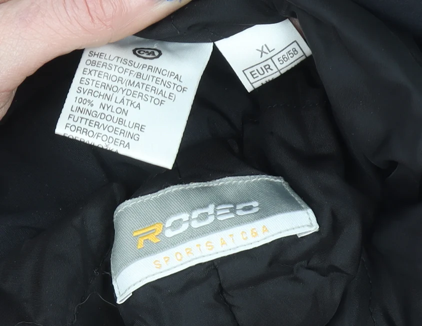 Rodeo Men's Black XL Waterproof Insulated Snow Pants Trousers - Image 4