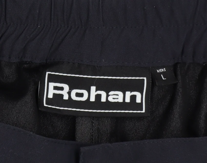 Rohan Mens Navy Cargo Trousers L Polyamide Waterproof Workwear - Image 4