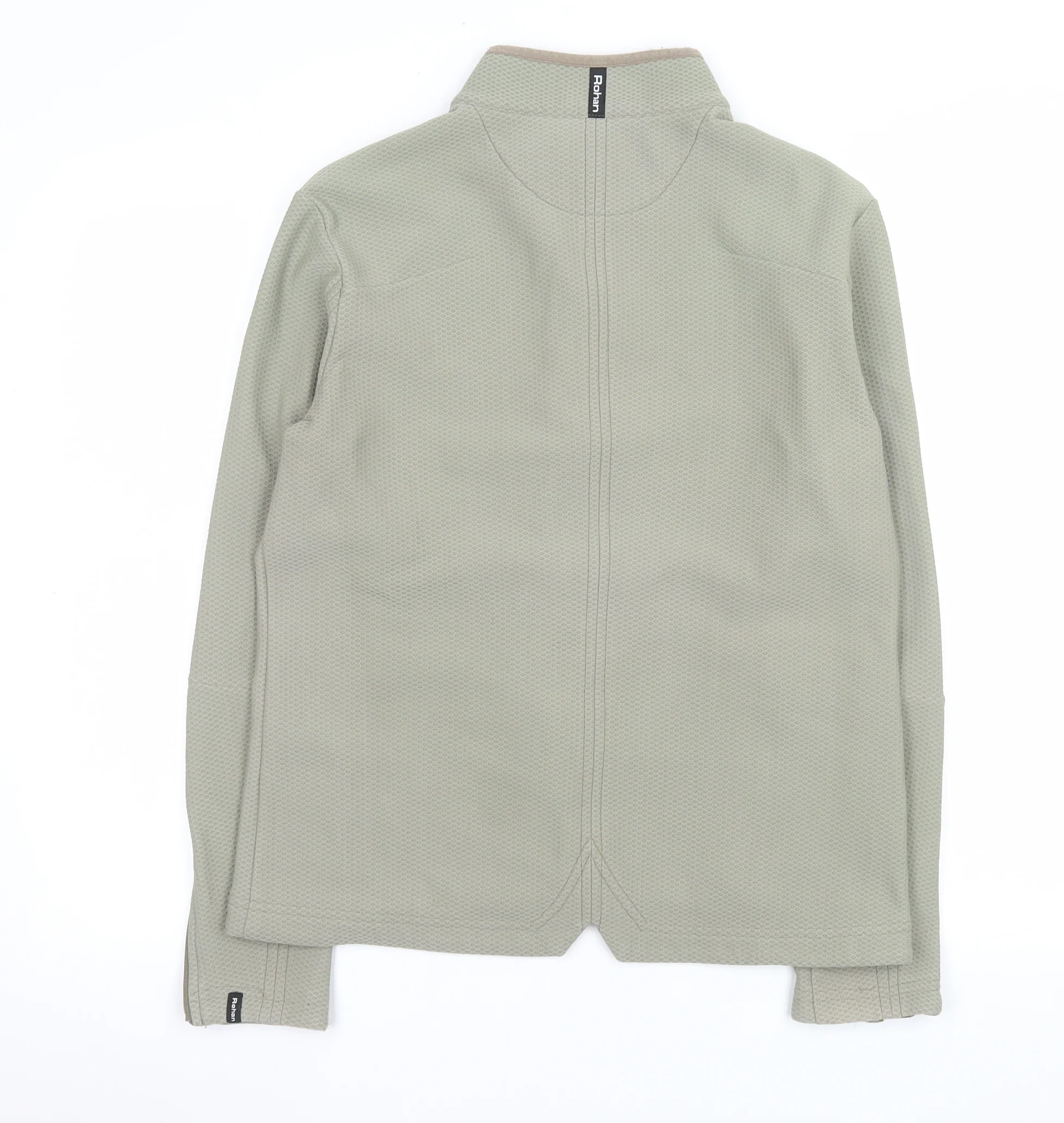 Rohan Womens Green Honeycomb Softshell Jacket Size M Lightweight Zip - Image 3