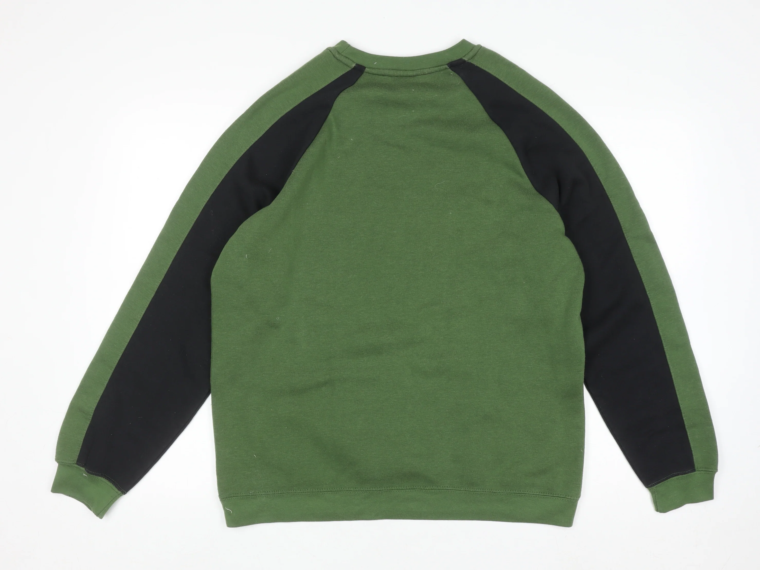 Salt Creek Men's Black Green Austin Crew Neck Sweatshirt M - Image 3