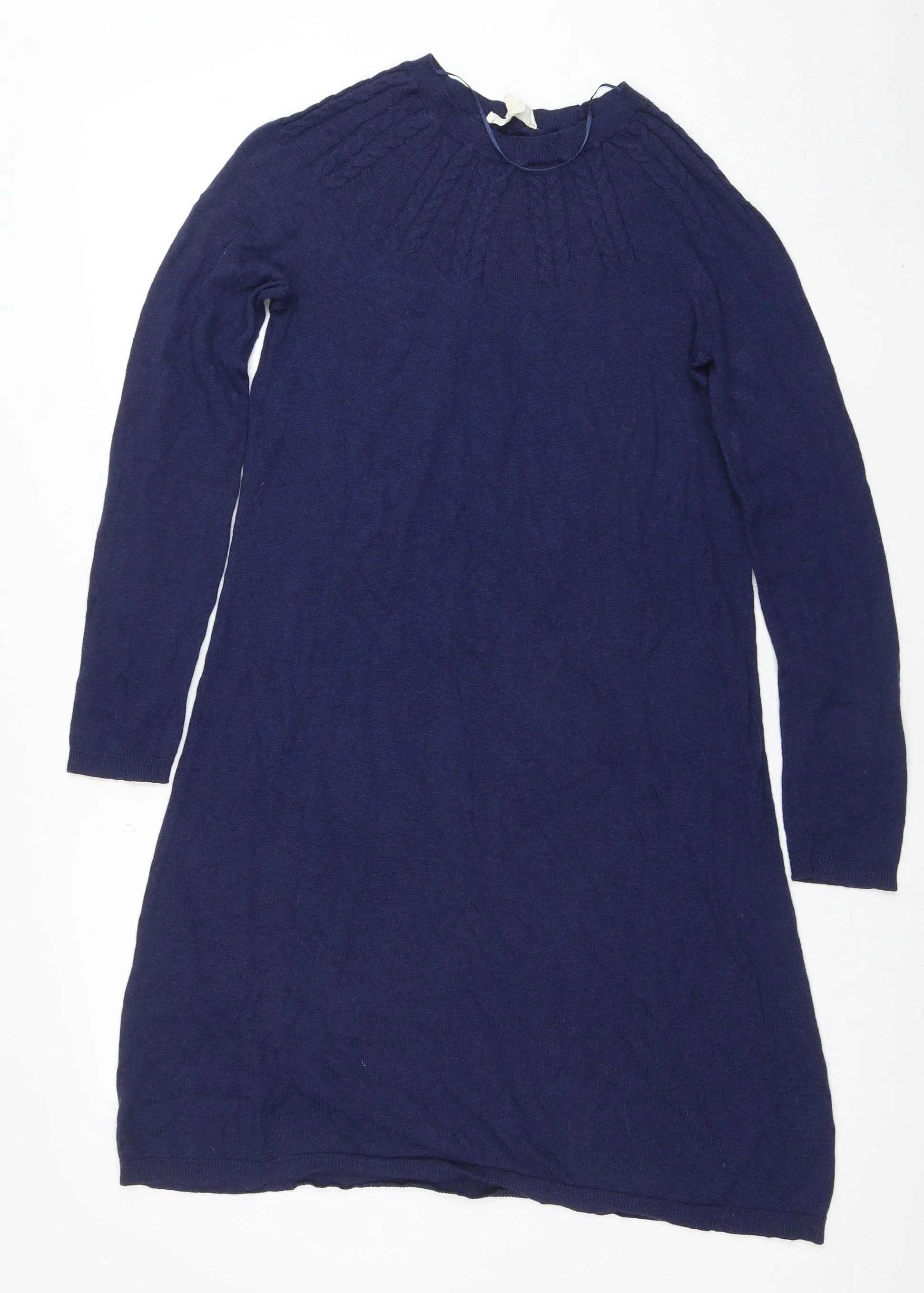 Seasalt Cornwall Women’s Blue Knit Shift Dress Size 10