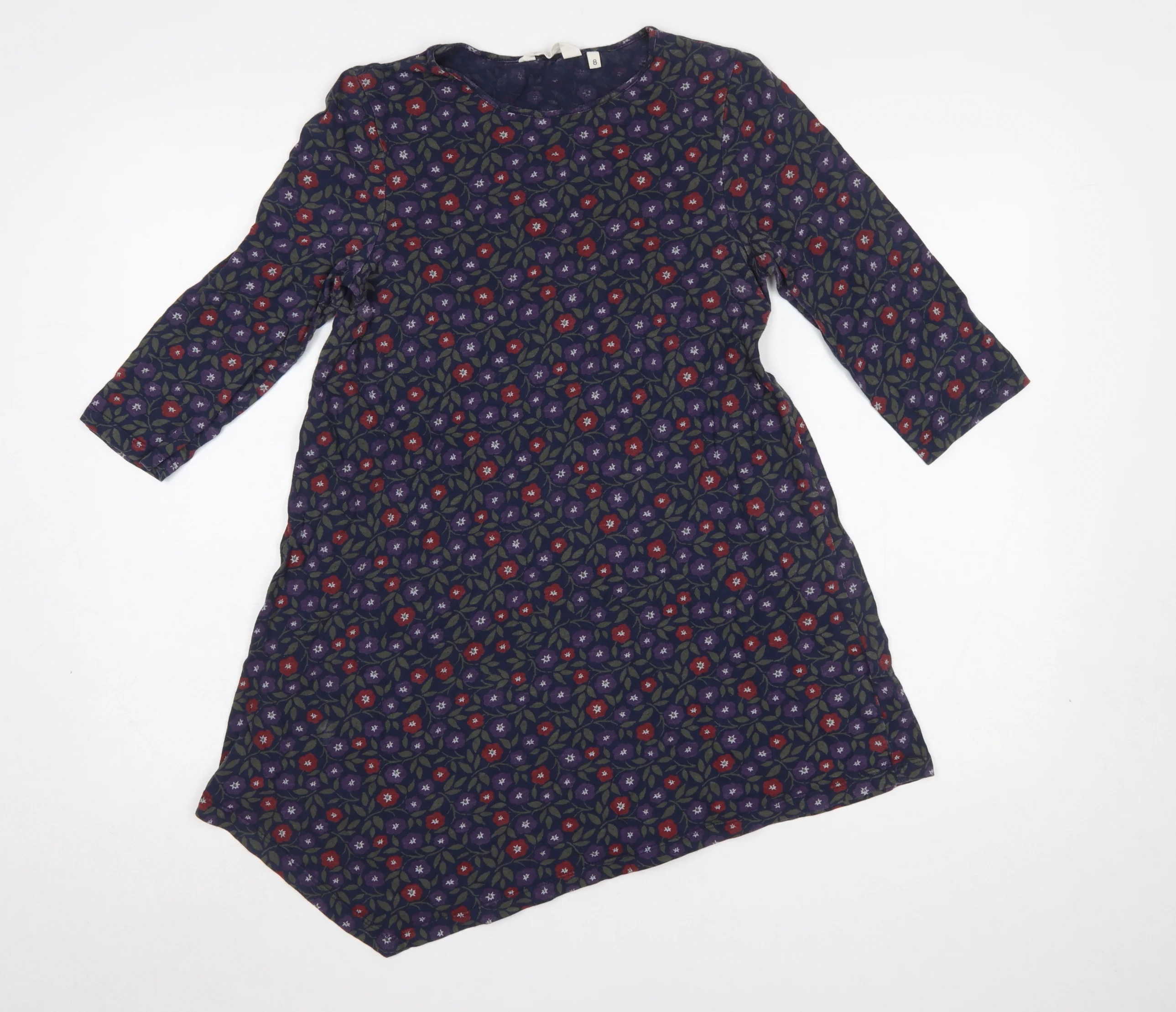 Seasalt Cornwall Womens Multicoloured Floral Cotton Tunic Top UK 8