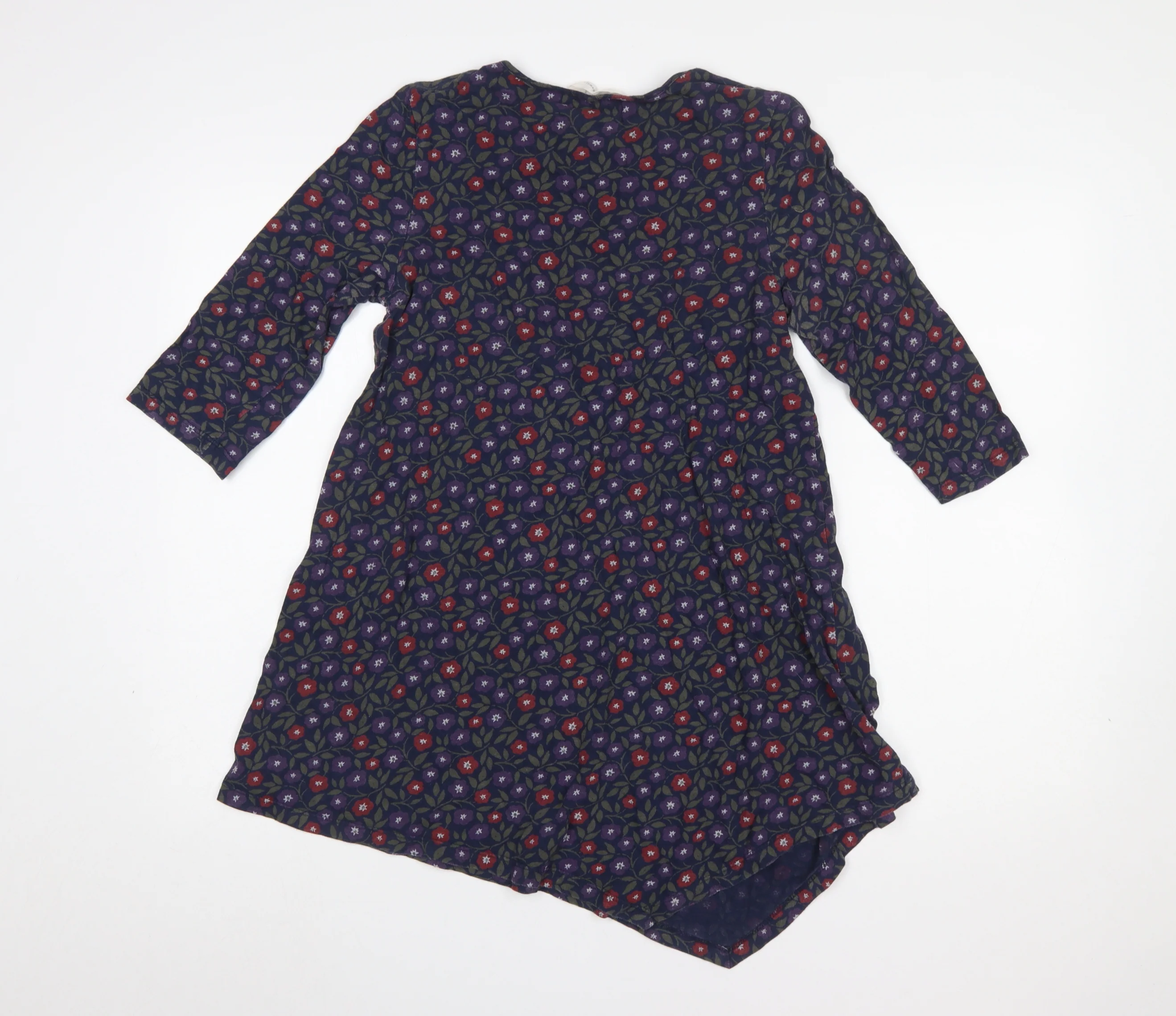 Seasalt Cornwall Womens Multicoloured Floral Cotton Tunic Top UK 8 - Image 3