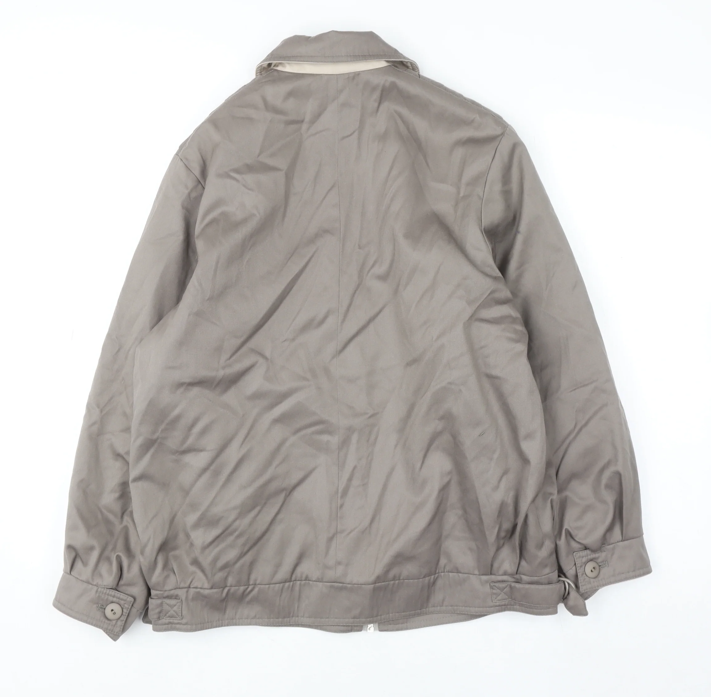 Simon Blair Women’s Beige Full Zip Lined Casual Jacket Size 12 - Image 3