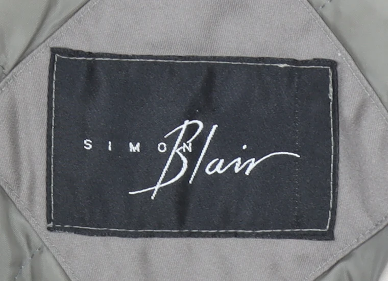 Simon Blair Women’s Beige Full Zip Lined Casual Jacket Size 12 - Image 4