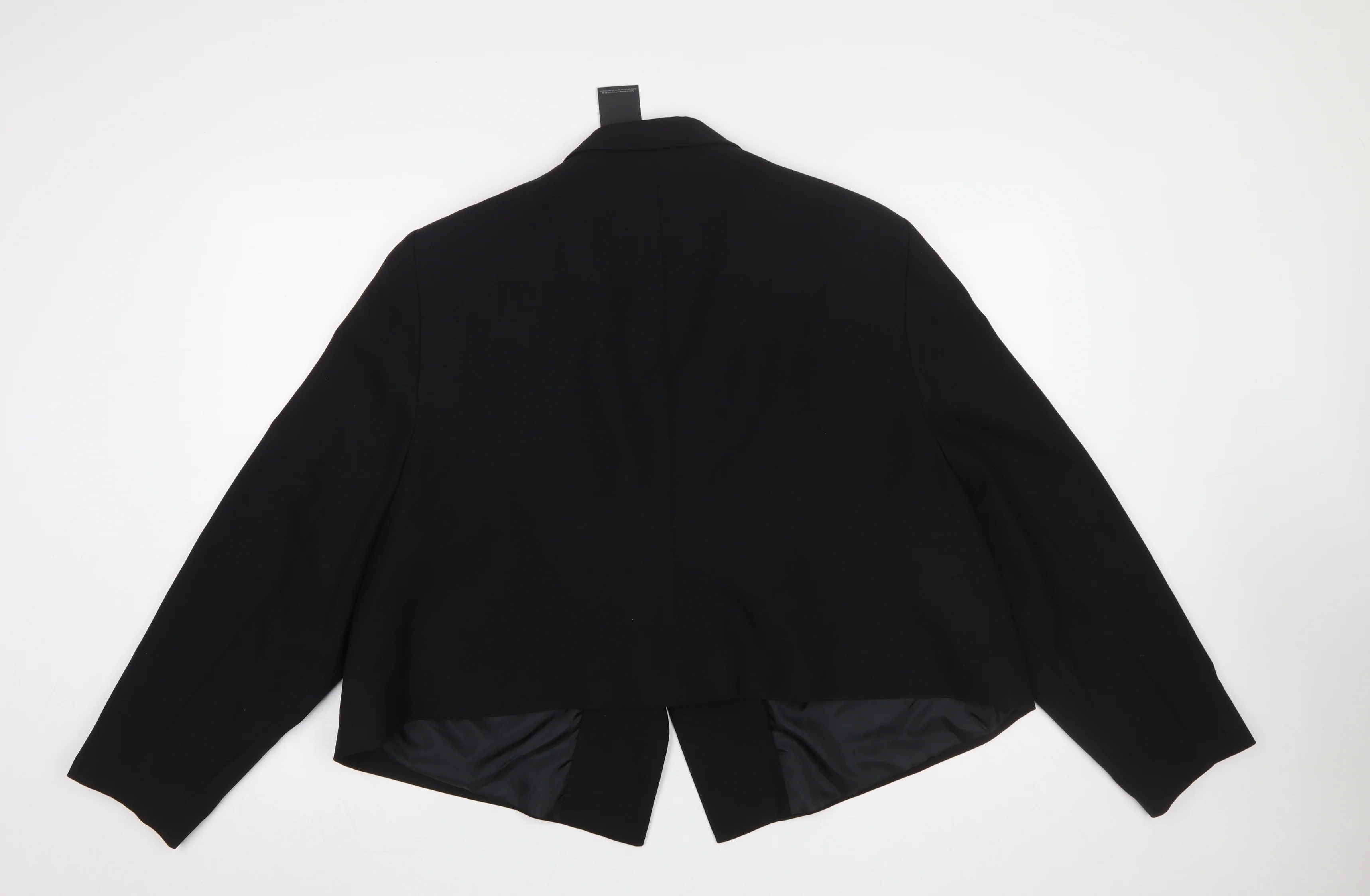 Simply Be Women's Black Double-Breasted Blazer Jacket Size 30 - Image 3