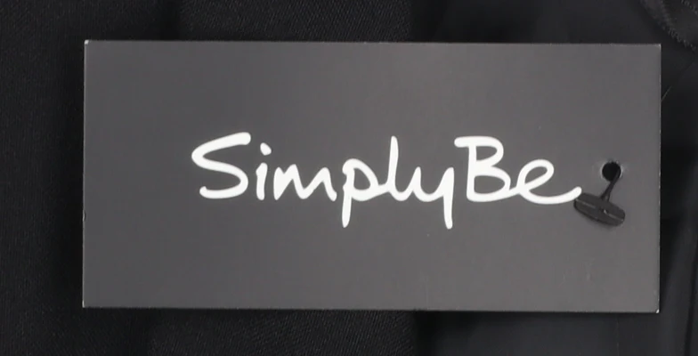 Simply Be Women's Black Double-Breasted Blazer Jacket Size 30 - Image 4