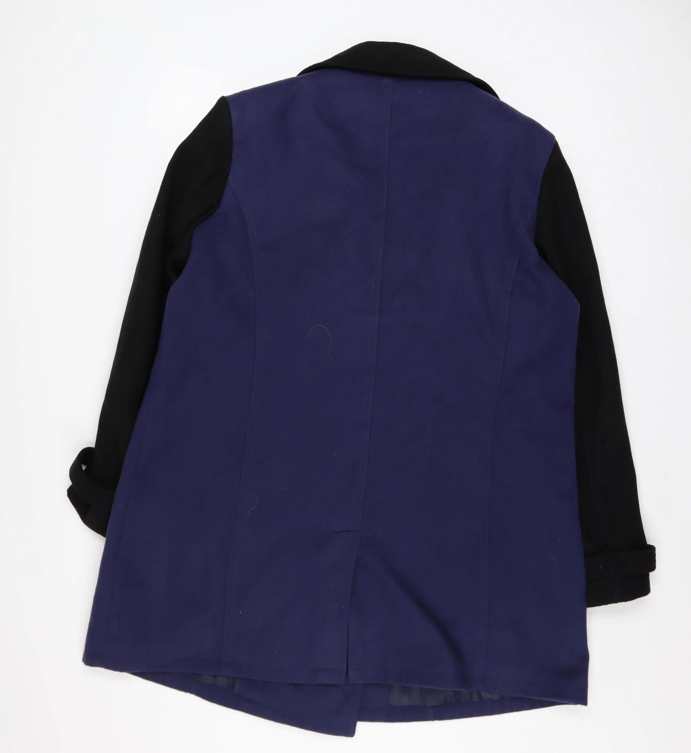 SimplyBe Women's Blue & Black Pea Coat Size 18 Classic Mid-Length - Image 3