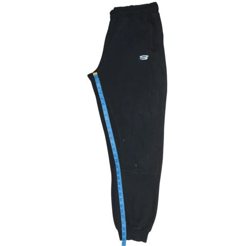 Skechers Men's Black Jogger Sweatpants XL Regular Fit Fleece Trousers - Image 2