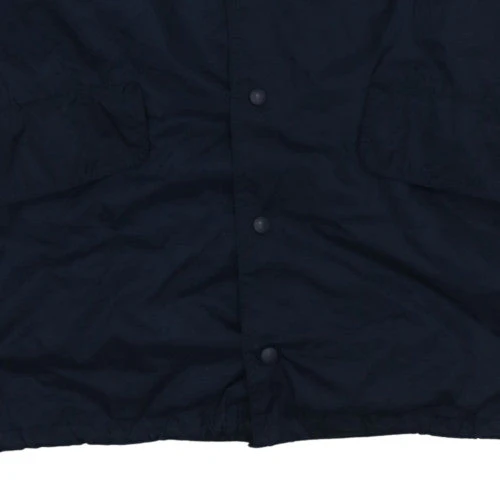 Skipper Men’s Blue Rugby Coach Jacket S/M Nylon Cotton Lined 90s Vintage - Image 6