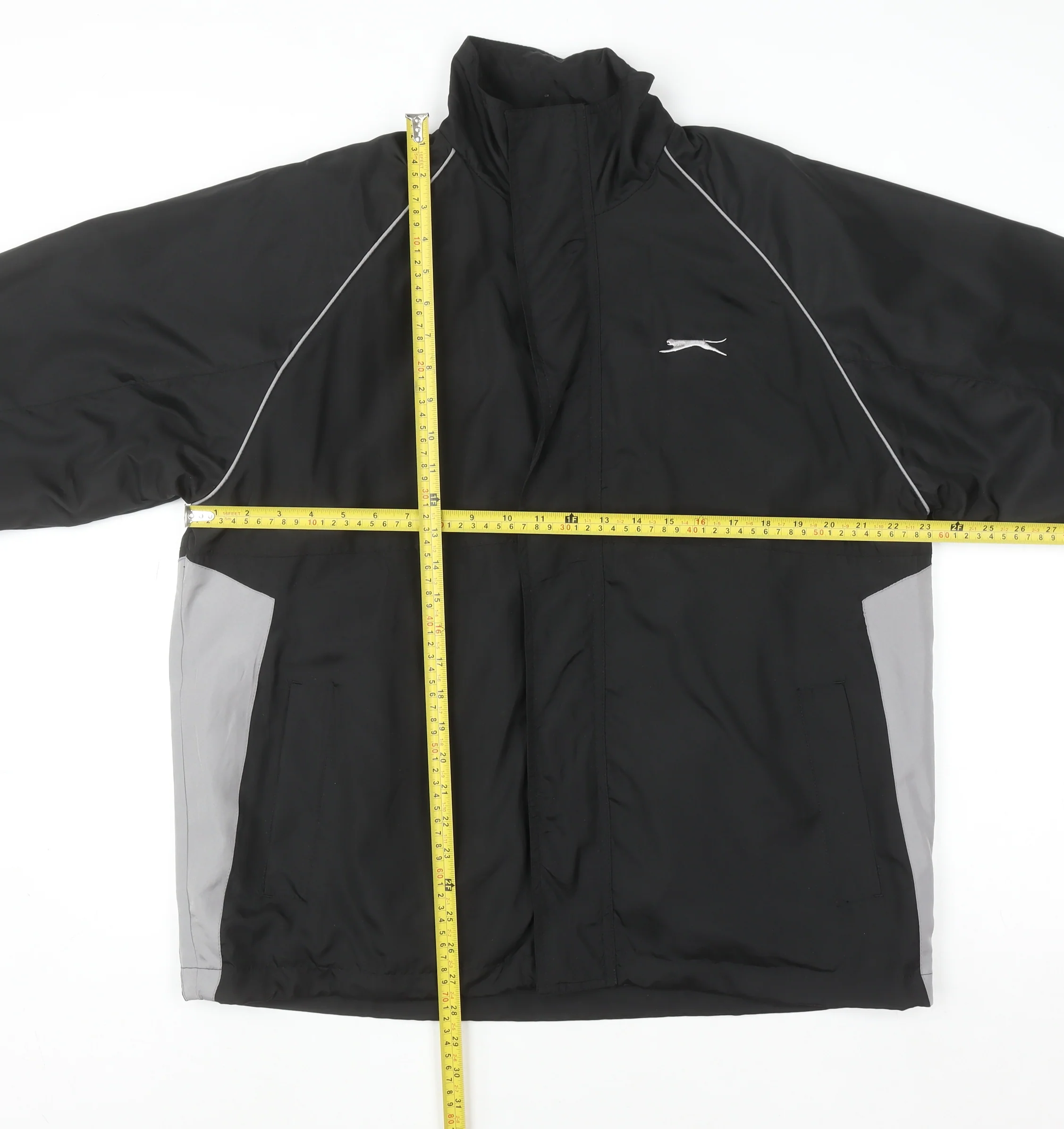 Slazenger Golf Men's Black Windbreaker Jacket M Lightweight Waterproof - Image 2
